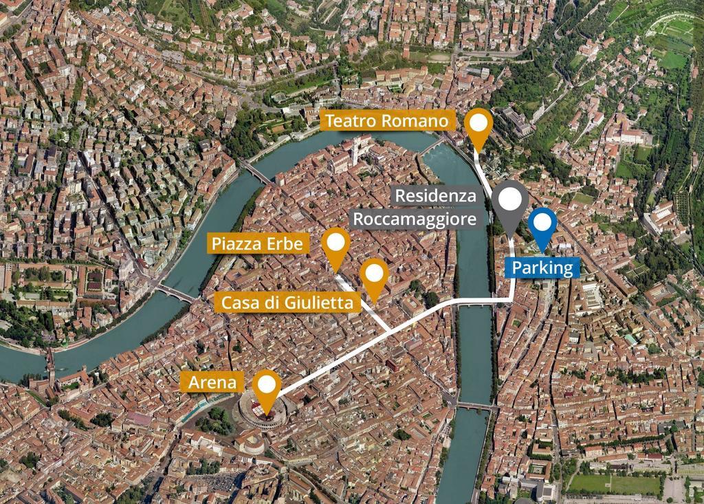 Residenza Roccamaggiore Verona Buitenkant foto